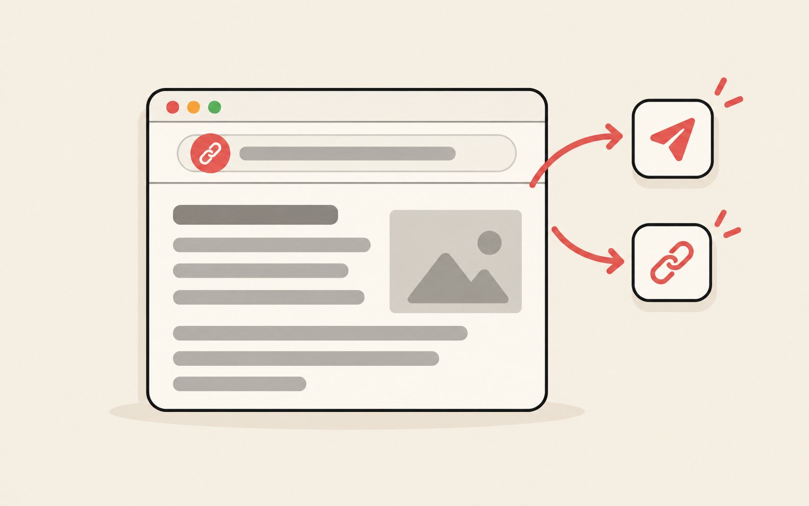 Receiving the live article link after publication